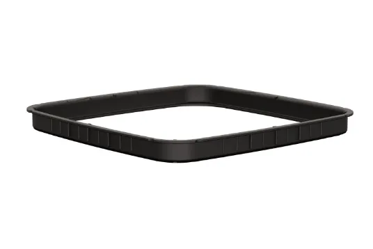 Пакетодержатель iPlast чёрный ЭКО для мусорного контейнера 240 л 14.936.99.PE.R